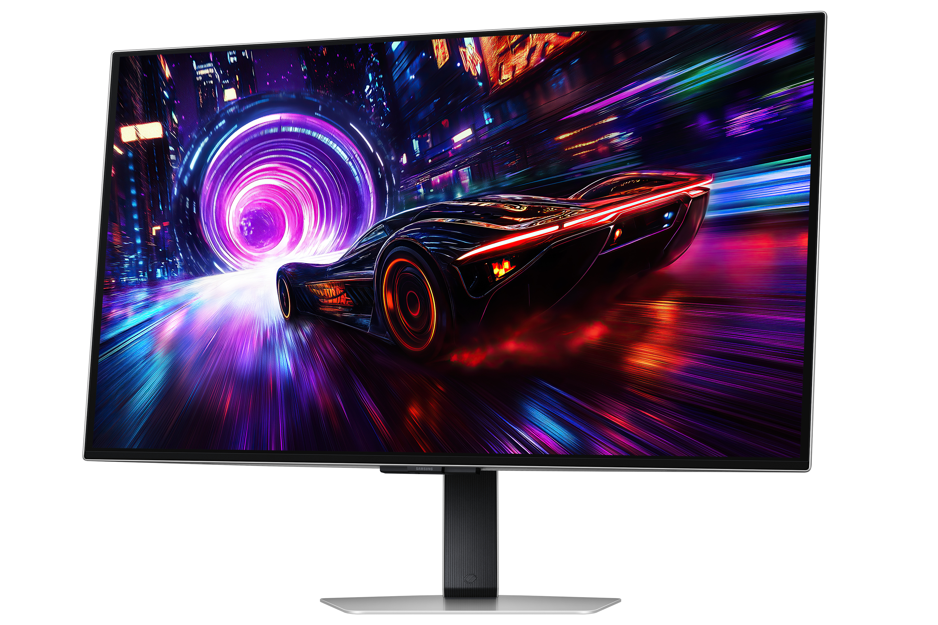 Samsung G81SF computer monitor 81.3 cm (32) 3840 x 2160 pixels 4K Ultra HD OLED Silver