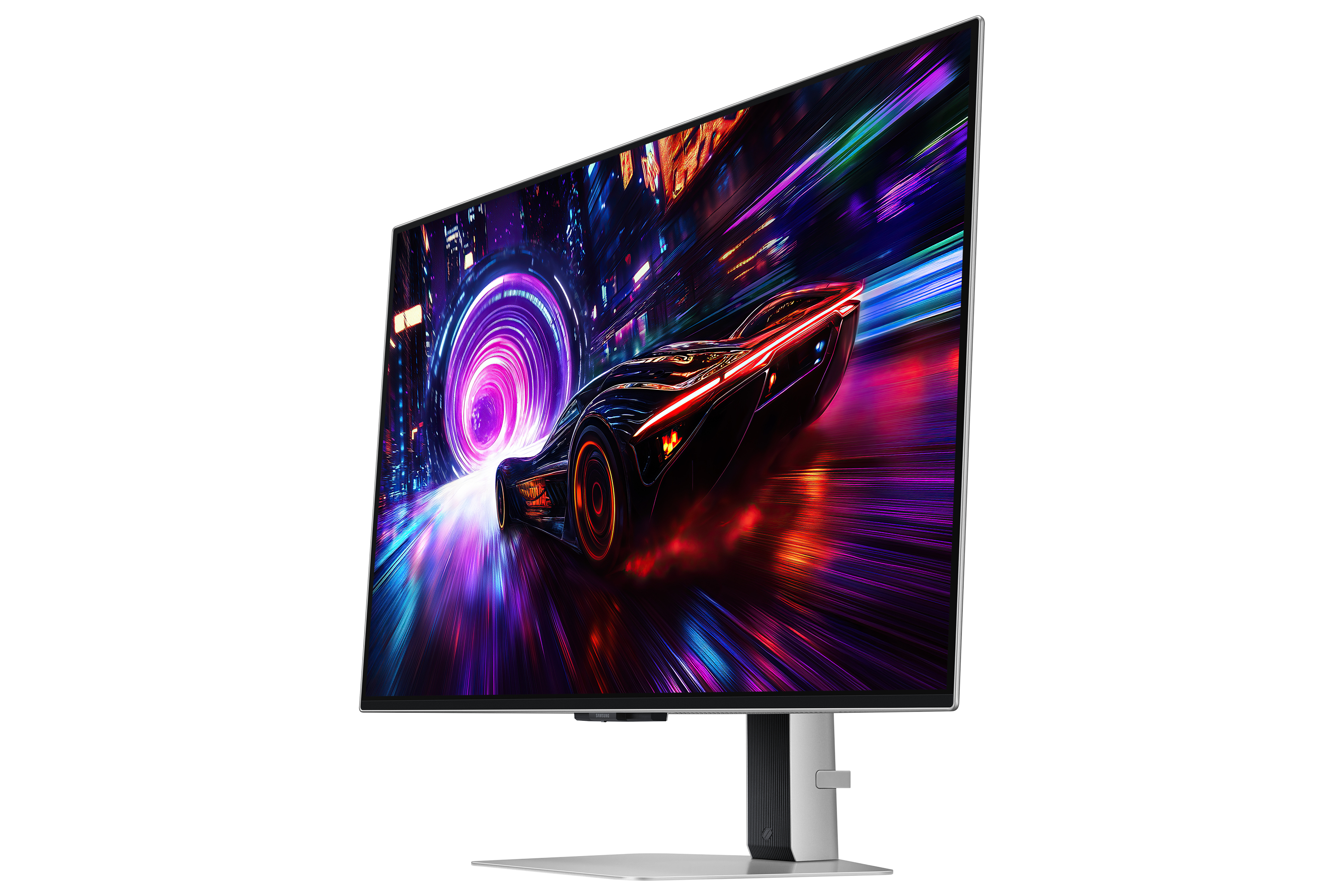 Samsung G81SF computer monitor 81.3 cm (32) 3840 x 2160 pixels 4K Ultra HD OLED Silver