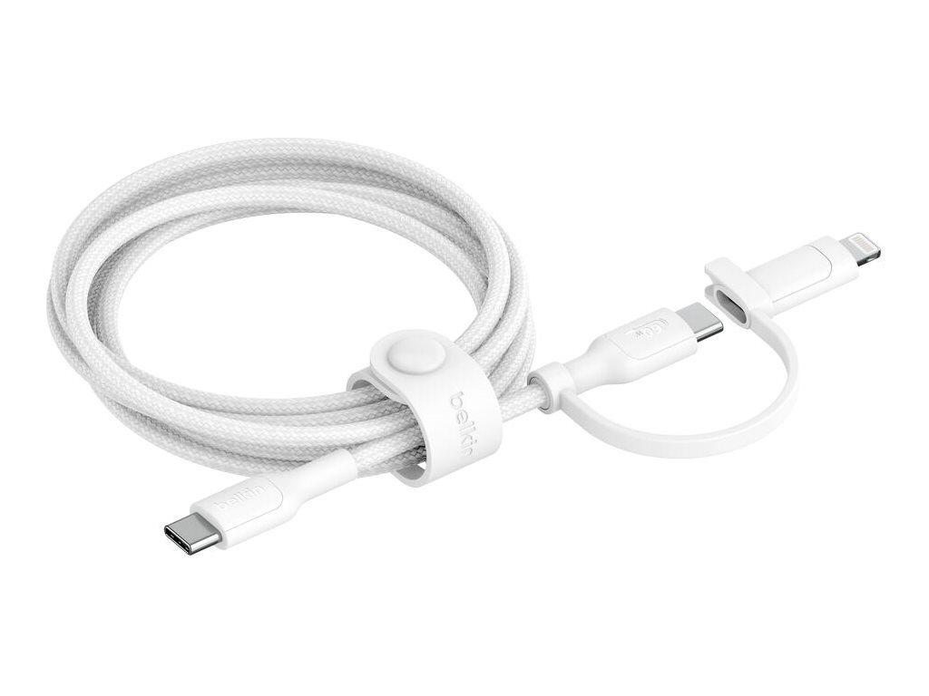 Belkin BoostCharge Pro 2-in-1 - USB-Kabel - 24 pin USB-C (M)