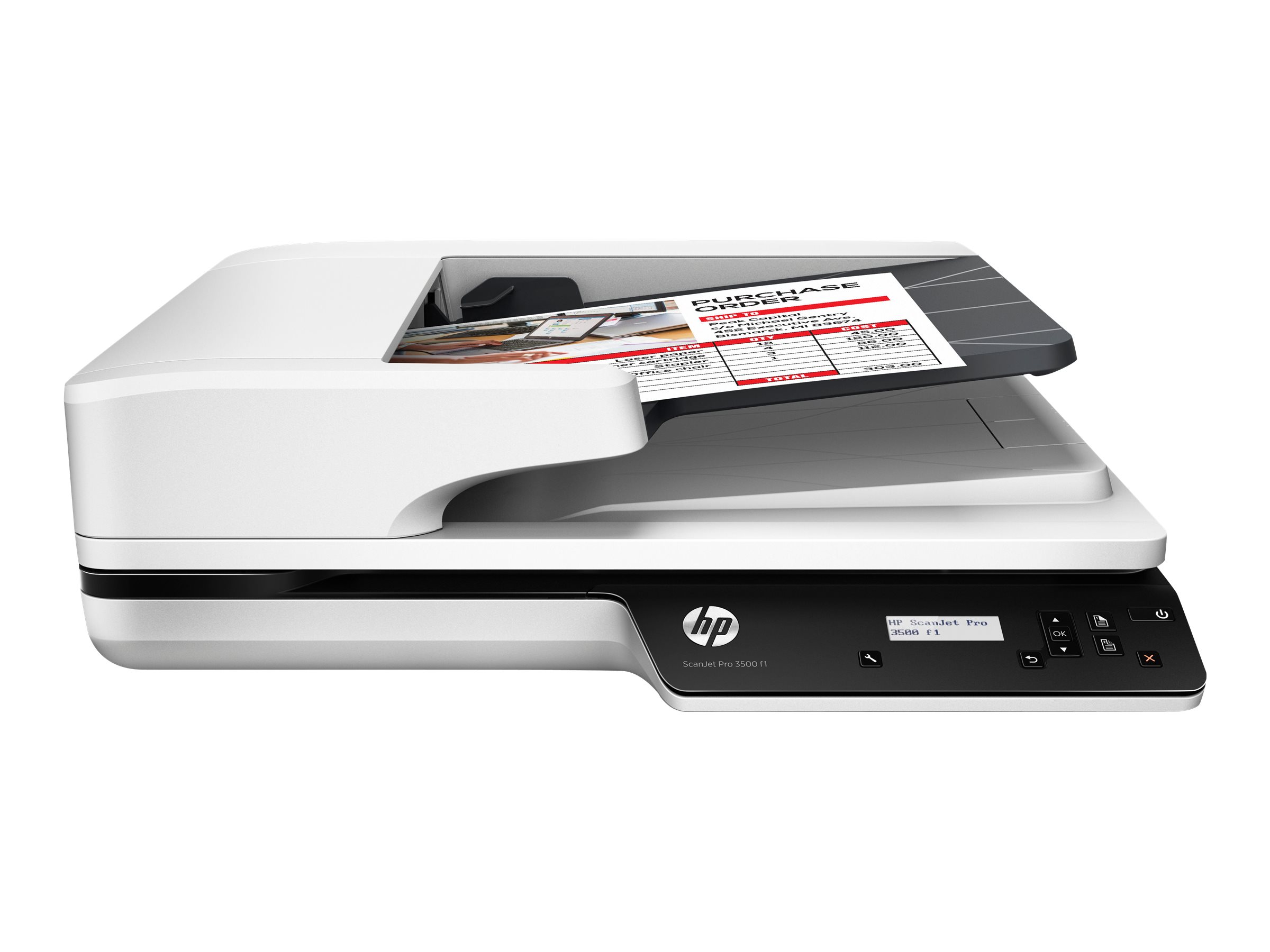 HP Scanjet Pro 3500 f1 - Dokumentenscanner - CMOS / CIS - Duplex - A4/Letter - 1200 dpi x 1200 dpi - bis zu 25 Seiten/Min. (einfarbig)