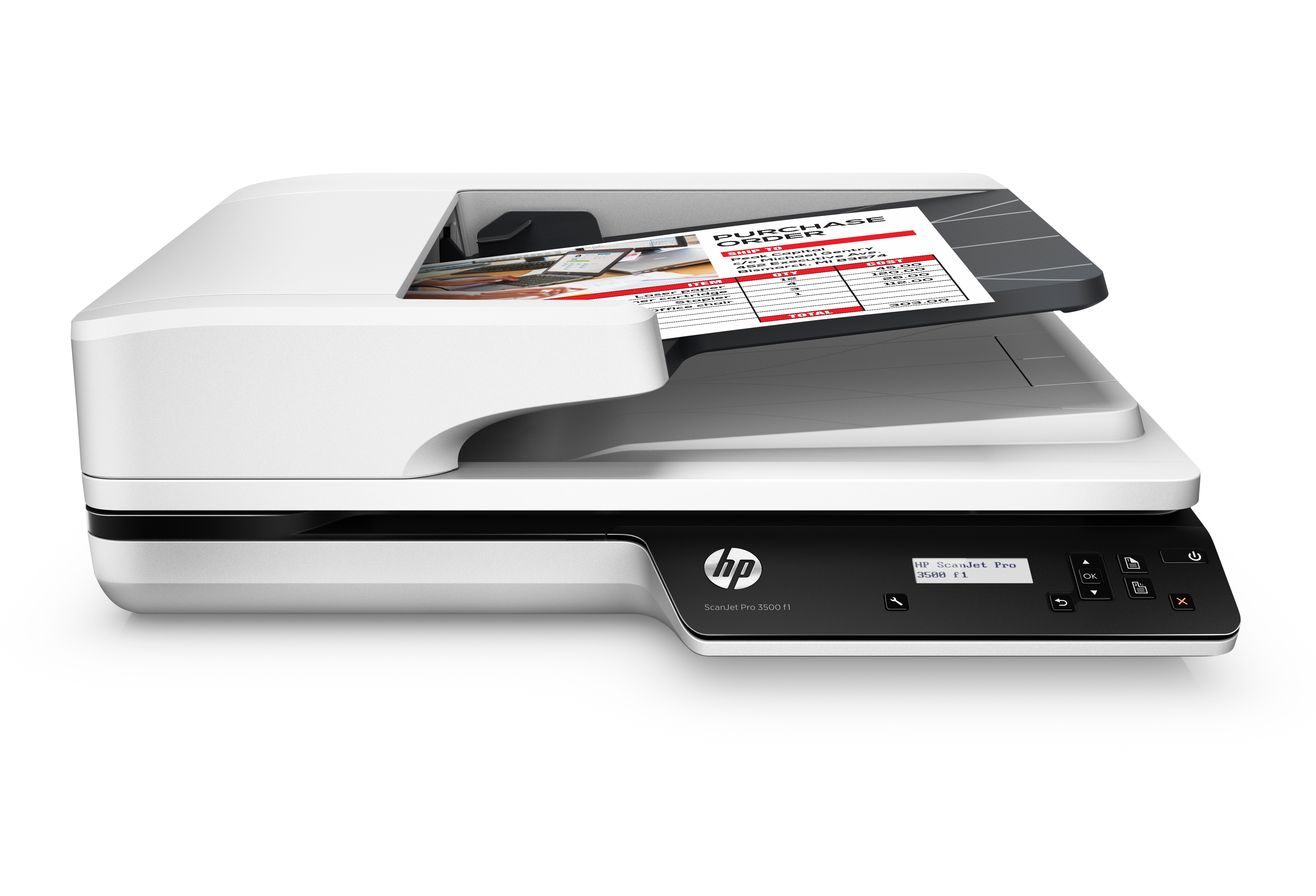 HP Scanjet Pro 3500 f1 - Dokumentenscanner - CMOS / CIS - Duplex - A4/Letter - 1200 dpi x 1200 dpi - bis zu 25 Seiten/Min. (einfarbig)