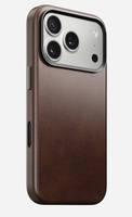 Nomad Traditional Leather Case iPhone 17 Pro Rustic Brown H.