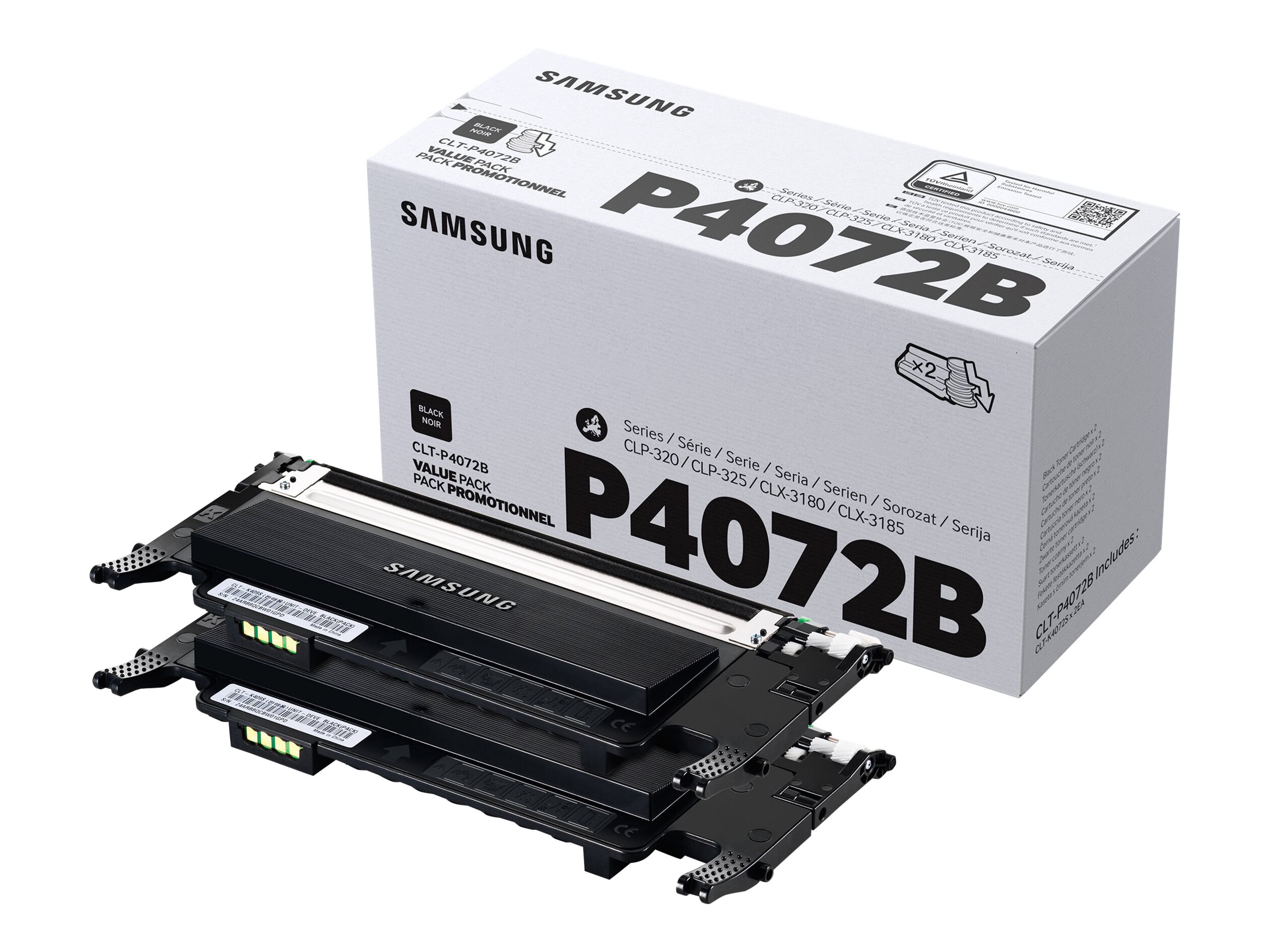 Samsung Confezione da 2 cartucce toner nero originali CLT-P4072B