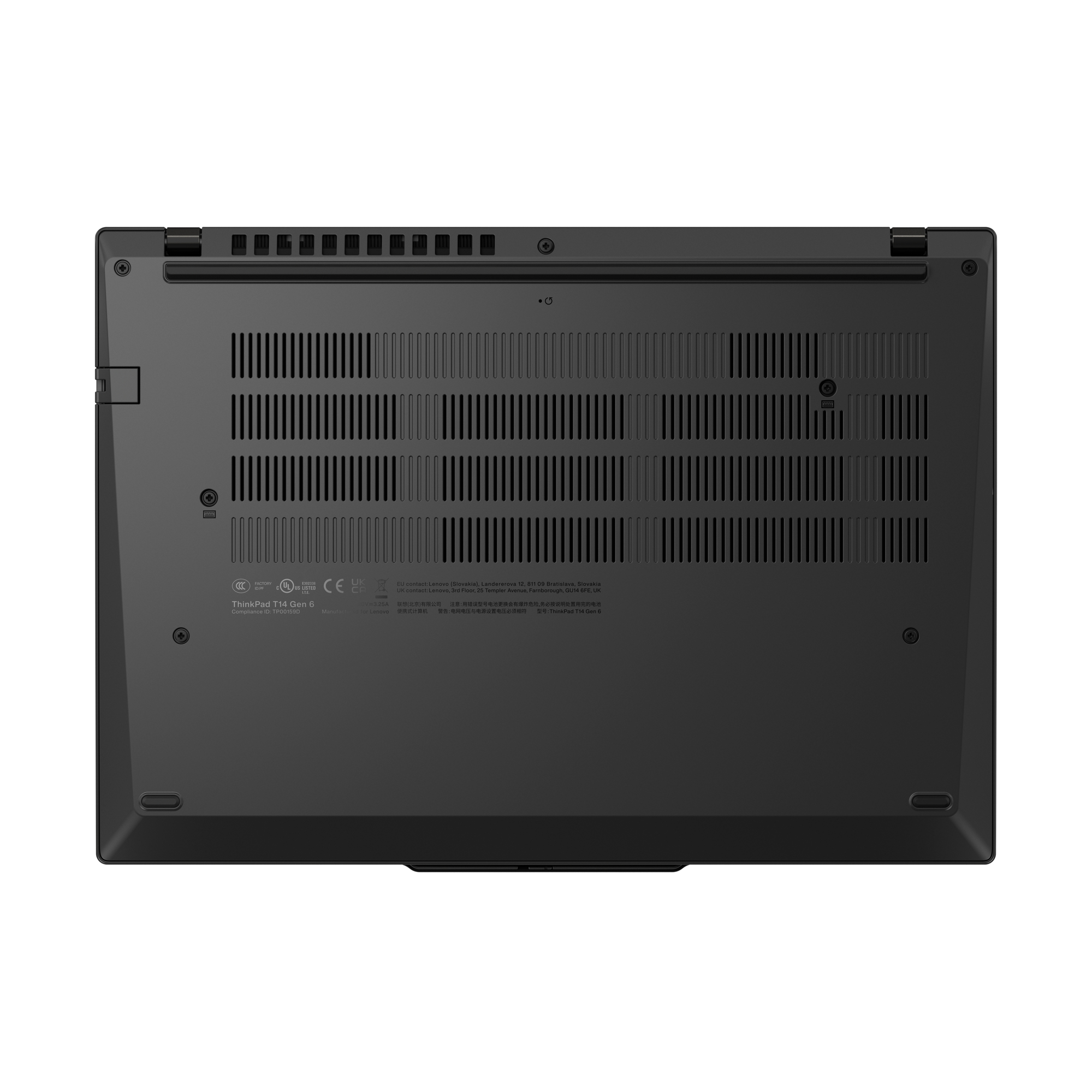 Lenovo ThinkPad T14 Gen 6 (Intel) Copilot+ PC Intel Core Ultra 5 228V Port�til 35,6 cm (14) WUXGA 32 GB LPDDR5x-SDRAM 1 TB SSD Wi-Fi 7 (802.11be) Windows 11 Pro Alem�n Negro