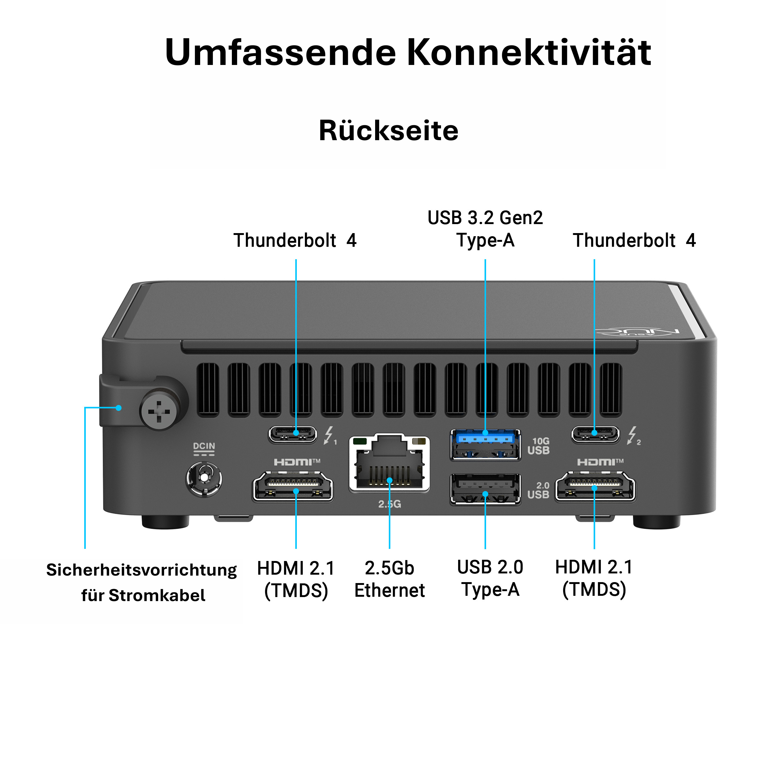 ASUS NUC 15 Pro Slim Kit RNUC15CRKI300002 - Barebone