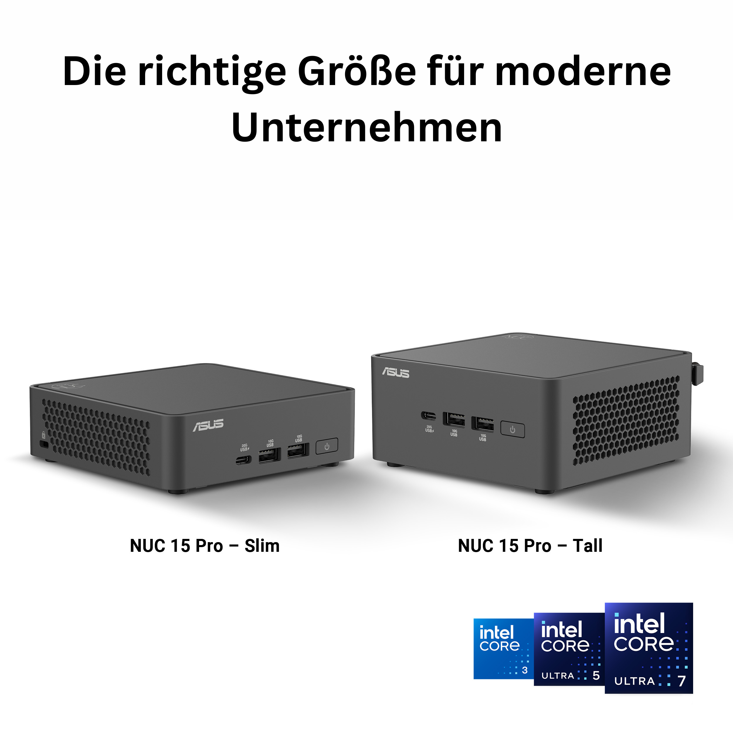 ASUS NUC 15 Pro Slim Kit RNUC15CRKI300002 - Barebone