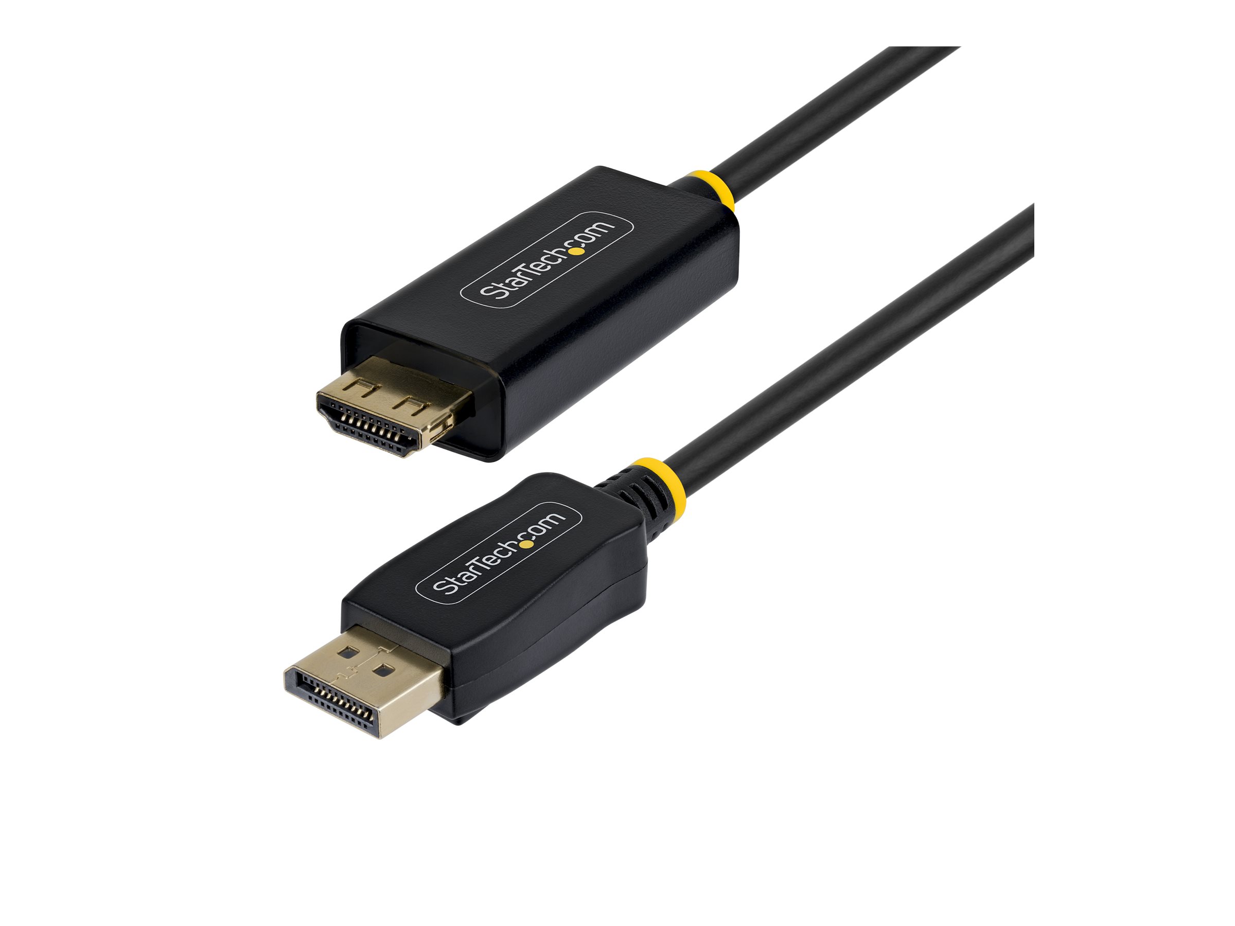 StarTech.com Cable Adaptador DisplayPort a HDMI de 1m con Conectores de Agarre - 4K 60Hz con HDR - Conversor de V�deo Activo DP a HDMI 2.0b - Adaptador Activo de V�deo DisplayPort a HDMI