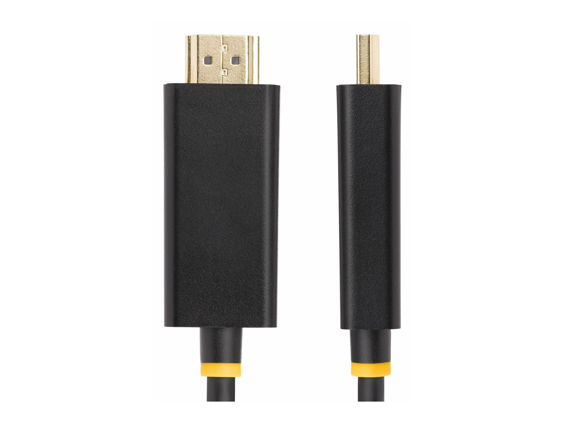StarTech.com 1m DisplayPort to HDMI Adapter Cable, 4K 60Hz with HDR, DP to HDMI 2.0b, Active Video Converter, DisplayPort Desktop to HDMI Monitor
