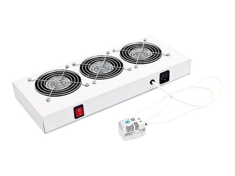 TRITON Rack-L�ftereinsatz - mit 2 Ventilatoren, Thermostat - Wechselstrom 220 V - 4U - 48.3 cm (19)