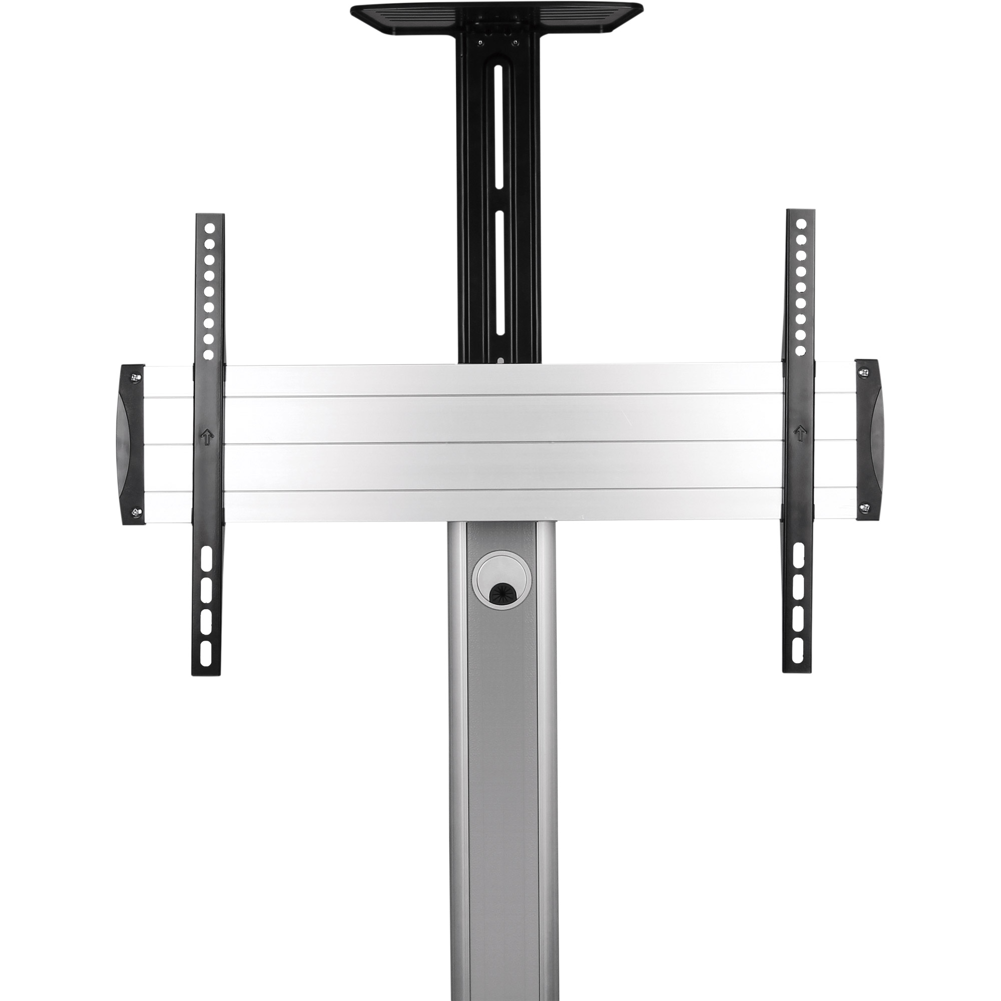 InLine 23170A support dcran plat pour bureau 94 cm (37) Noir, Argent Sol