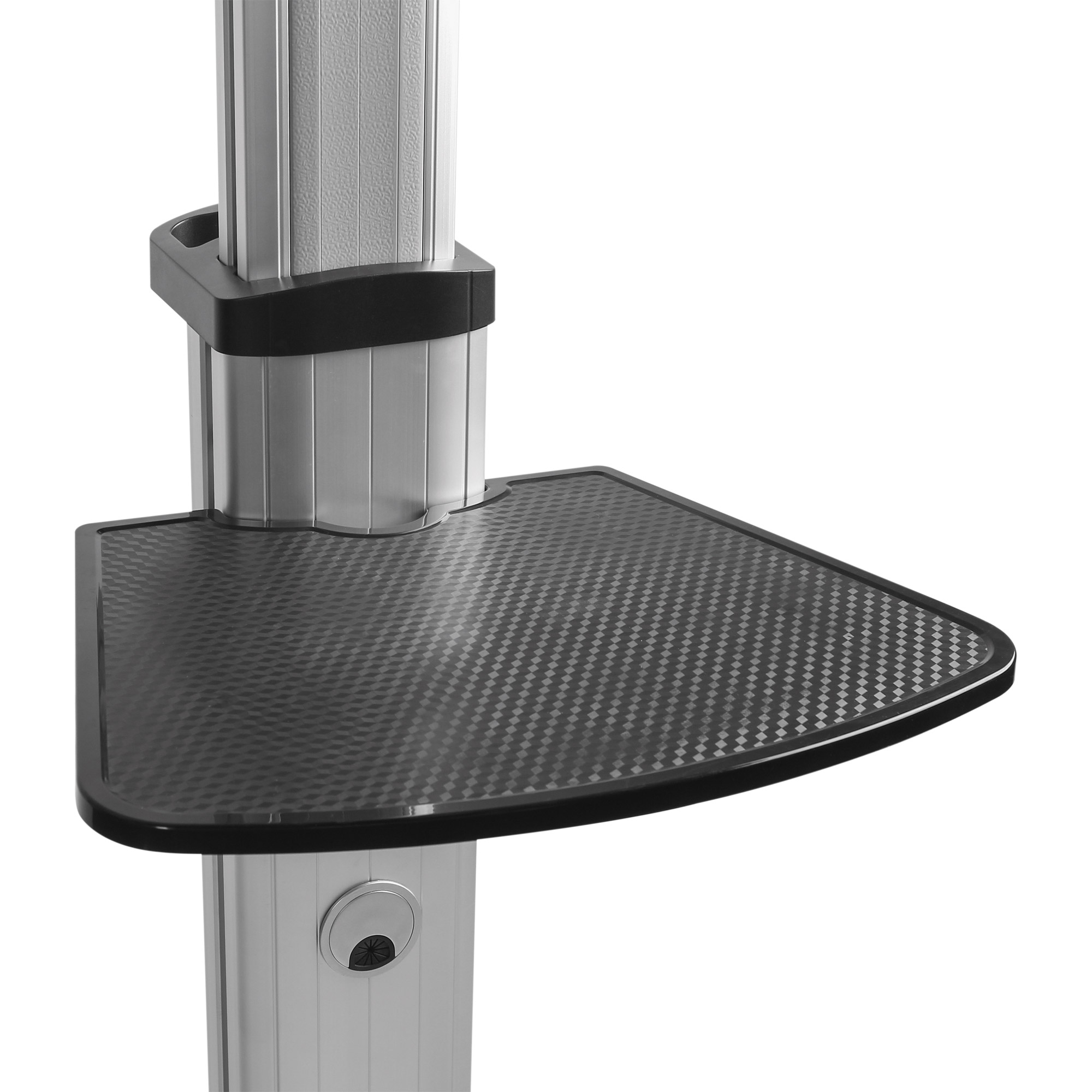 InLine 23170A support dcran plat pour bureau 94 cm (37) Noir, Argent Sol