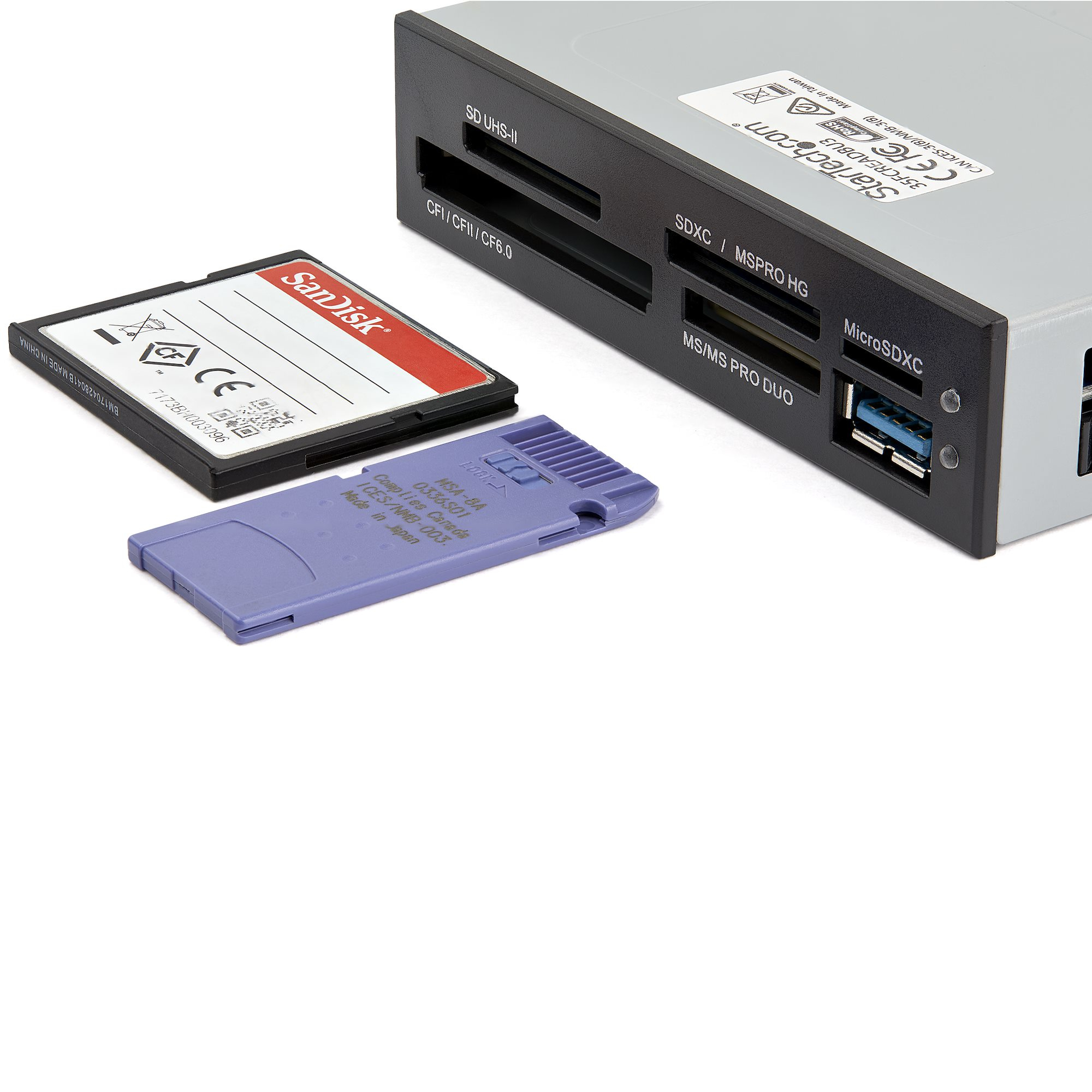 StarTech.com Lecteur Multi Cartes Memoire Externe USB 3.0 - Cle