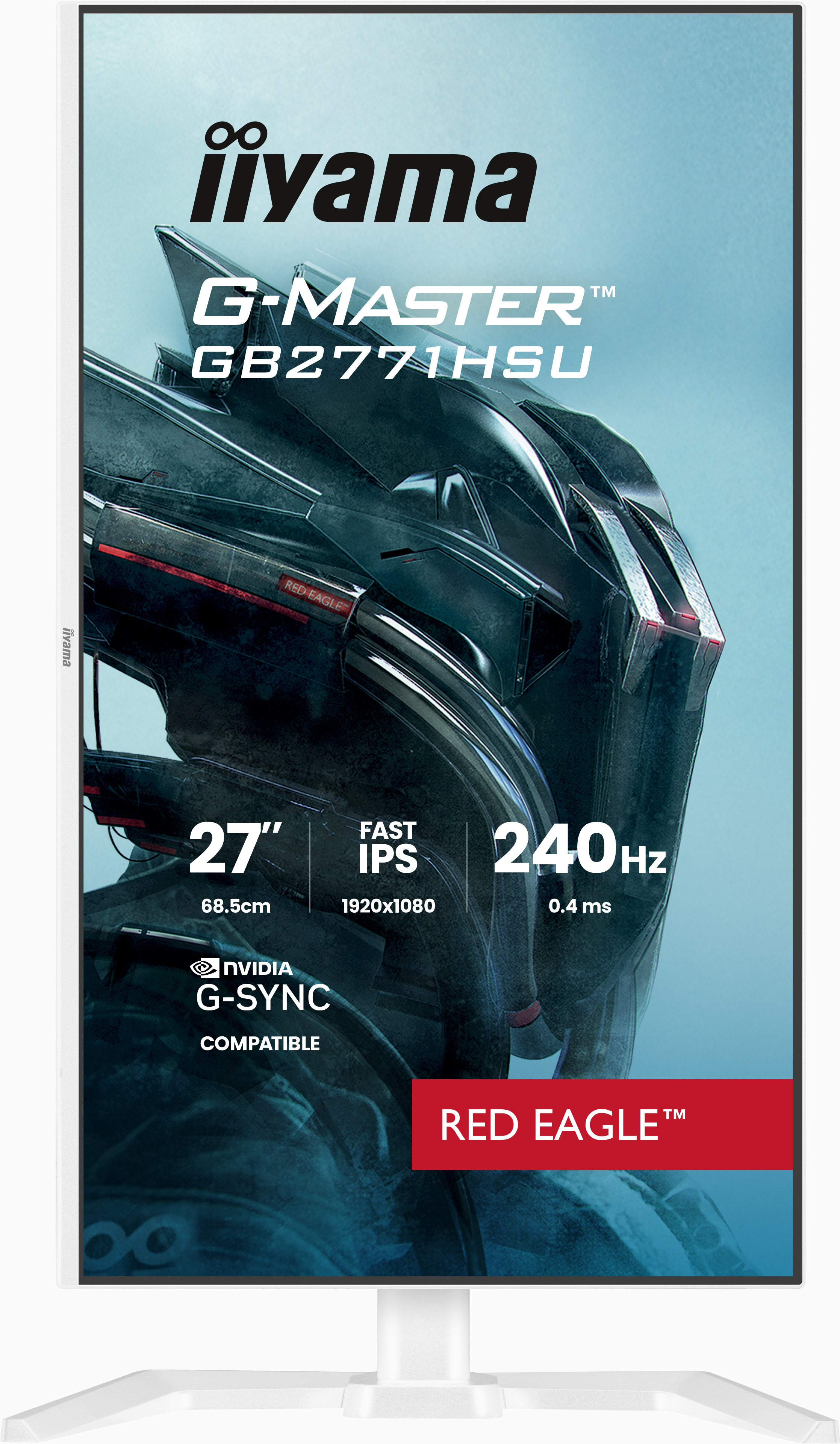 Iiyama G-MASTER Red Eagle GB2771HSU-W1 - LED-Monitor - Gaming - 68.6 cm (27)