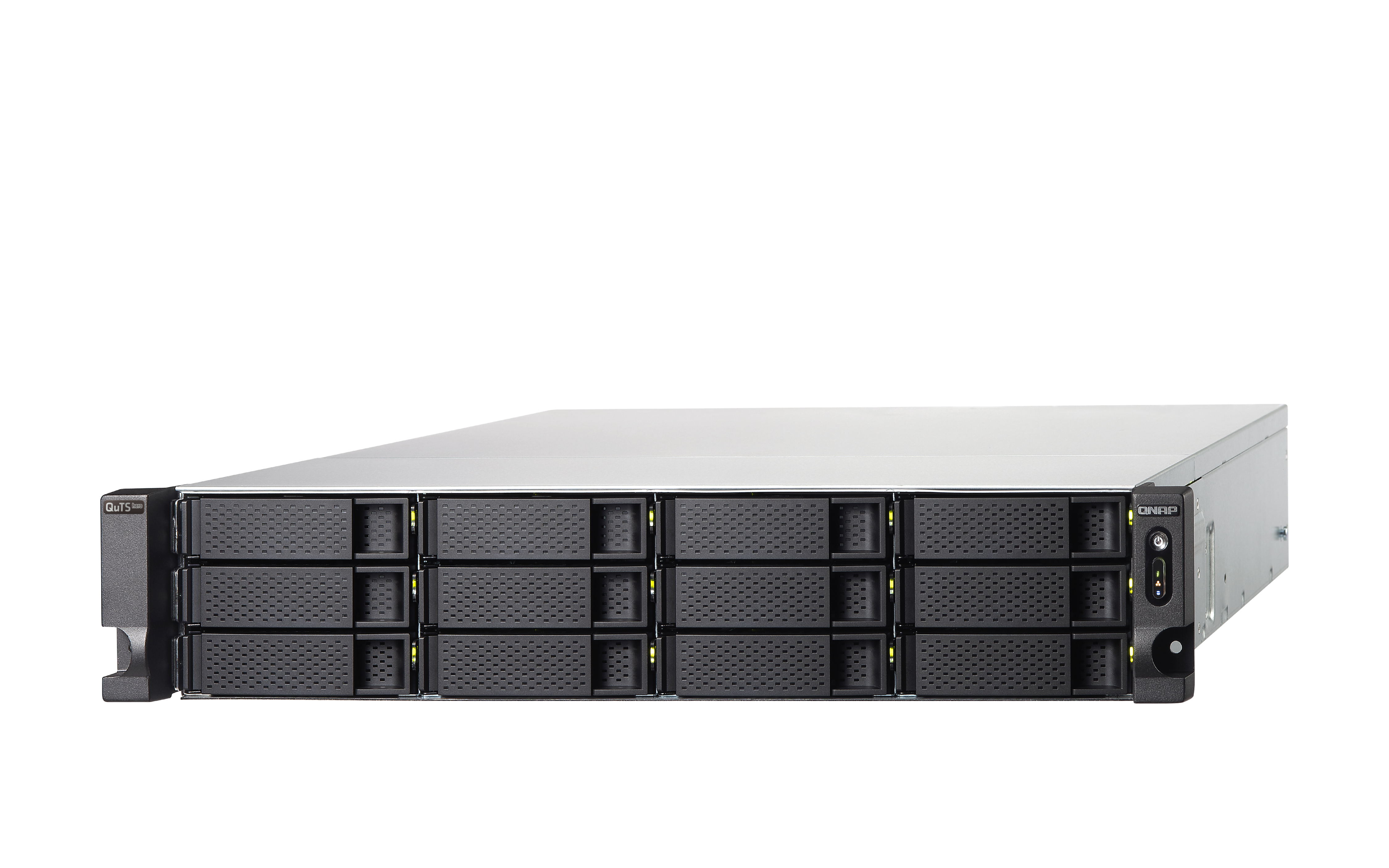 QNAP TS-H1886XU-RP-R2 NAS Bastidor (3U) Intel� Xeon� D D-1622 16 GB DDR4 0 TB QuTS hero Negro, Gris