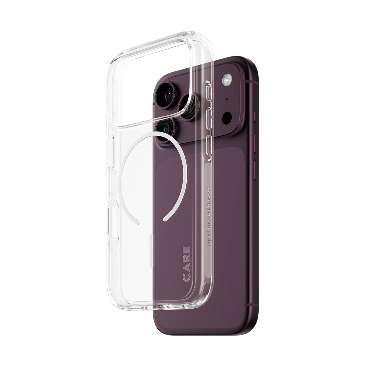 PanzerGlass CARE by � Urban Explorer Case Transparent w. White MagSafe iPhone 2026 Pro | 17 Pro coque de protection pour t�l�phones portables Housse