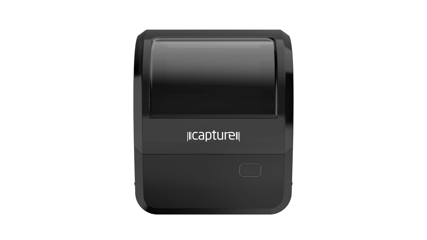 Capture Label Printer Direct Thermal, 203dpi, Desktop, USB+Serial+Ethernet Black impresora de etiquetas