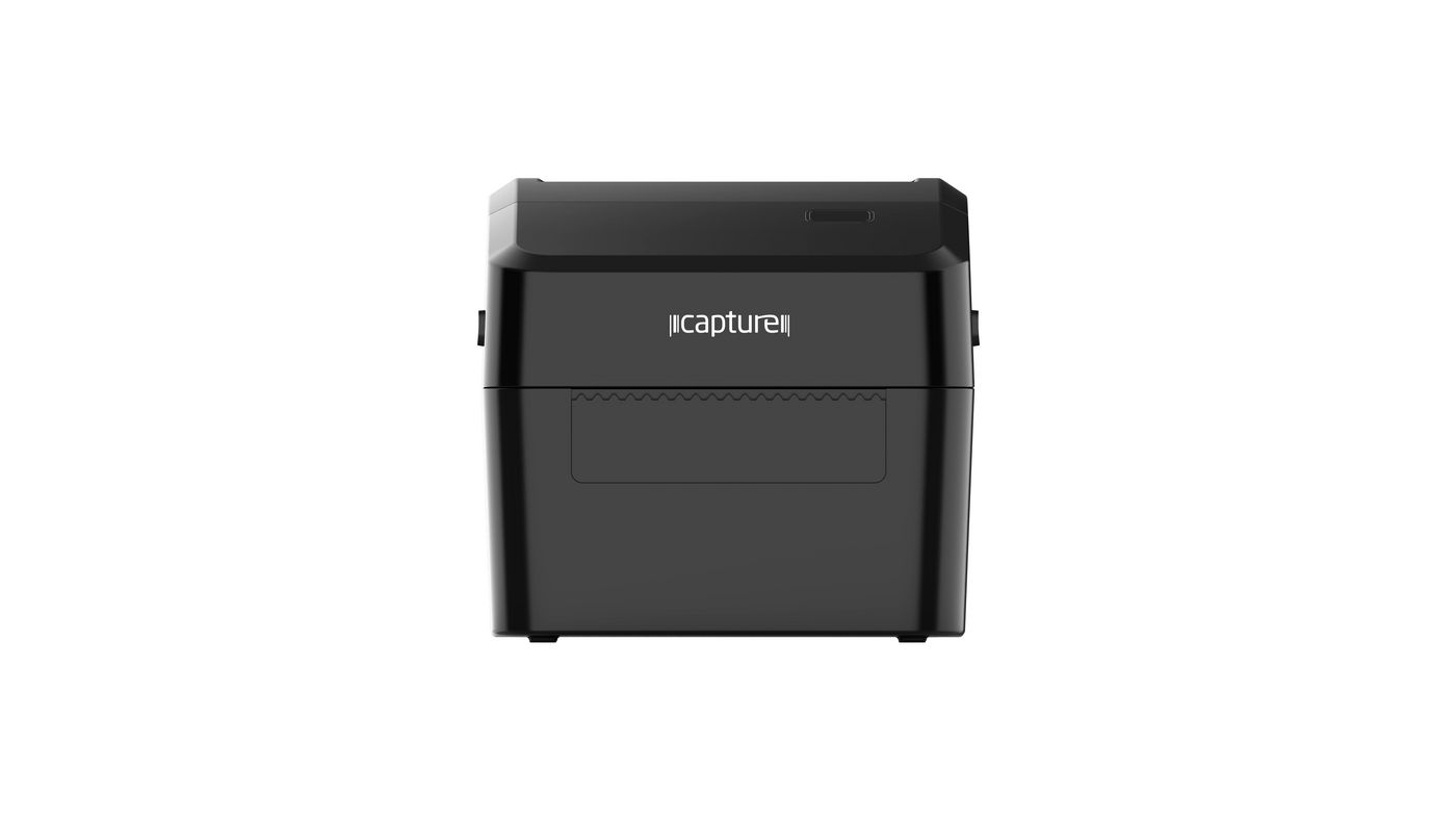 Capture Label Printer Direct Thermal, 203dpi, Desktop, USB+Serial+Ethernet Black impresora de etiquetas