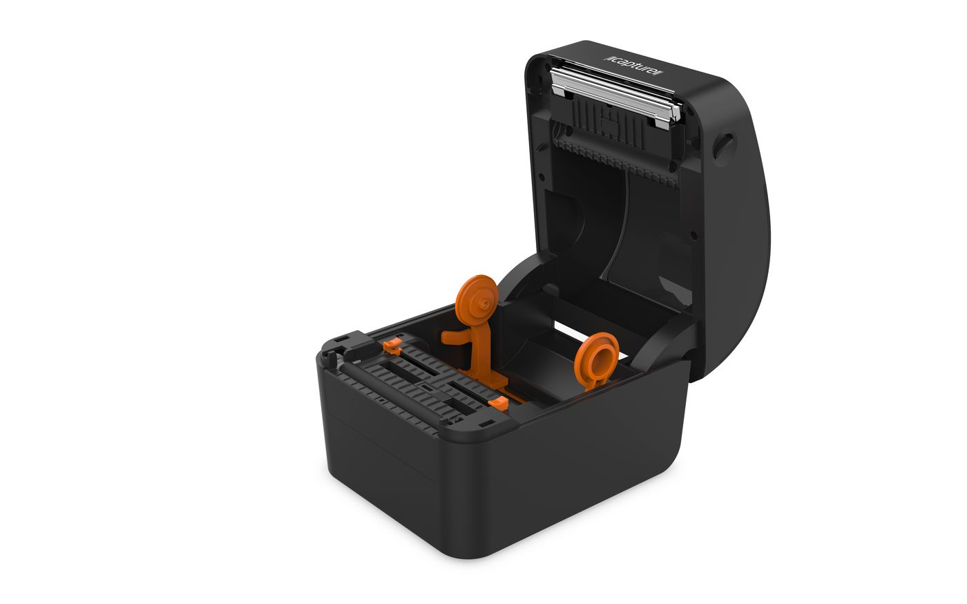 Capture Label Printer Direct Thermal, 203dpi, Desktop, USB+Serial+Ethernet Black impresora de etiquetas