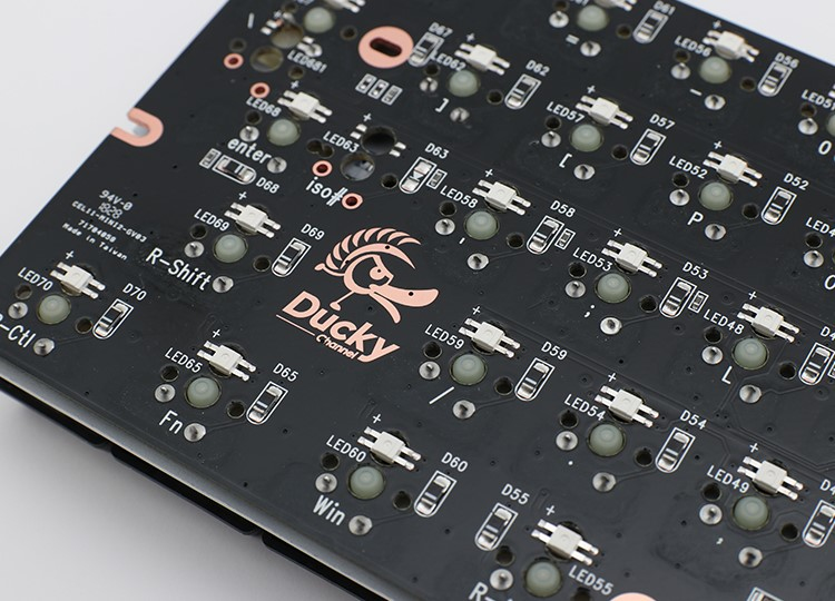 Ducky Mecha Mini DKME2061ST - Tastatur - Hintergrundbeleuchtung