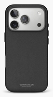 Vonmhlen Kunstleder-Case fr iPhone 17 Pro schwarz