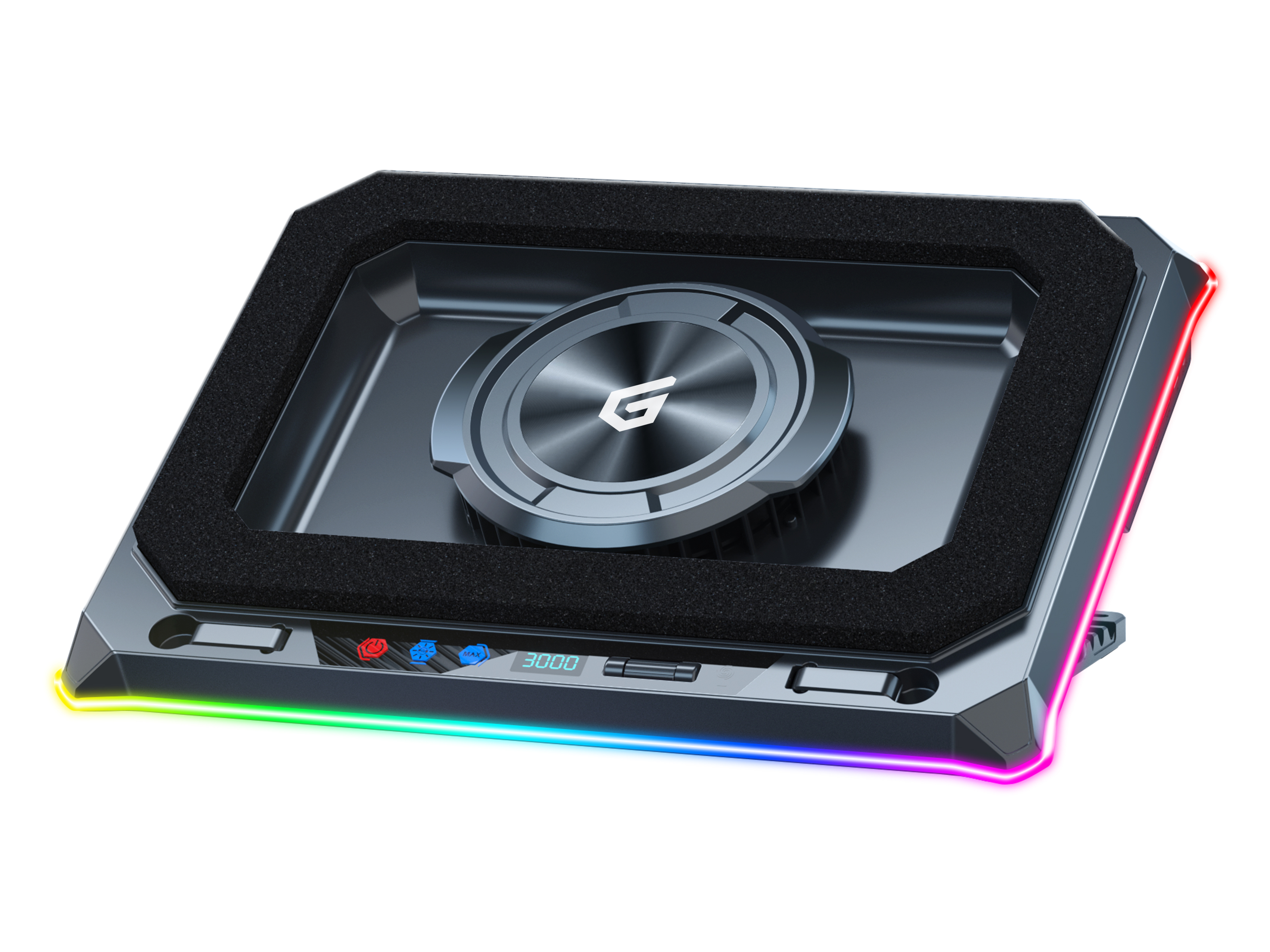 Conceptronic THYIA03B base di raffreddamento per laptop 48,3 cm (19) 2400 Giri/min Nero