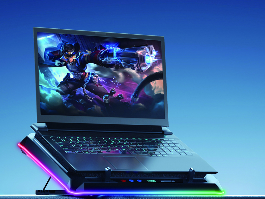 Conceptronic THYIA03B base di raffreddamento per laptop 48,3 cm (19) 2400 Giri/min Nero