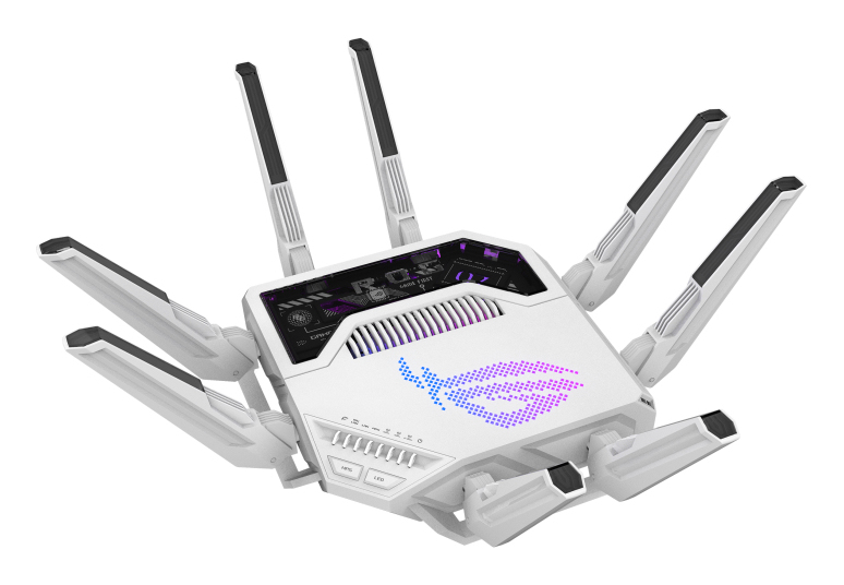 ASUS ROG Rapture GT-BE19000AI - Wireless Router Switch mit 6 Ports