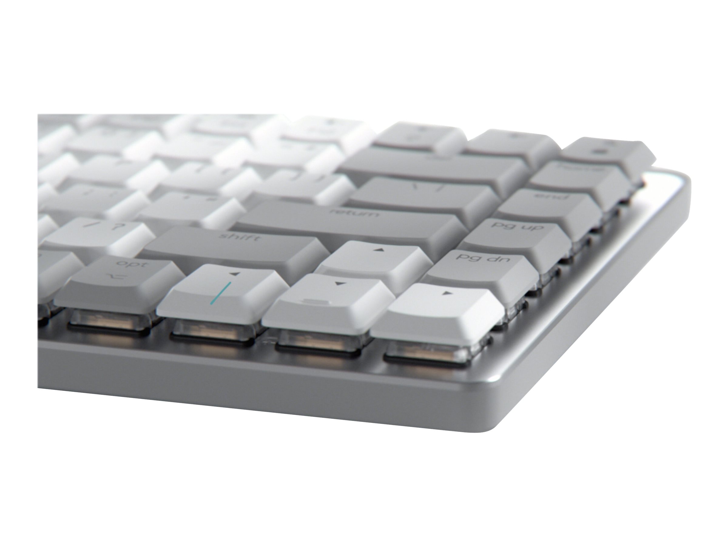 Logitech 920-010798 teclado Oficina Bluetooth QWERTY Ingls de EE. UU. Gris, Blanco