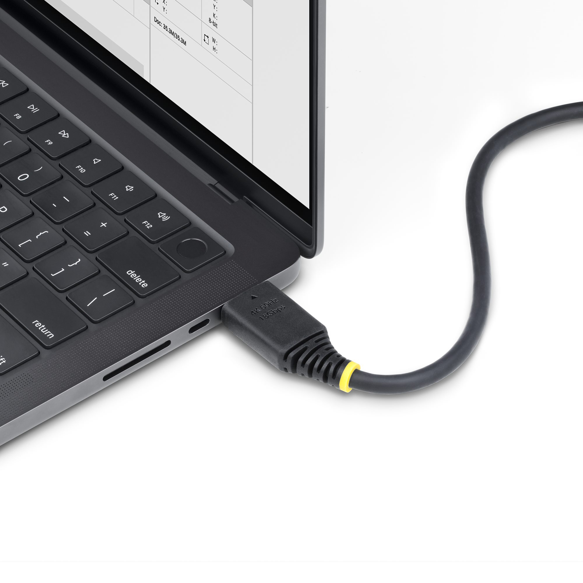 StarTech.com 5m (16ft) High Speed HDMI Cable with Gripping Connectors, 4K 60Hz/1440p 144Hz, HDR10/HDCP 2.2/ARC, 18Gbps, UHD HDMI Cord for TV/Monitor/Display, TPE Jacket