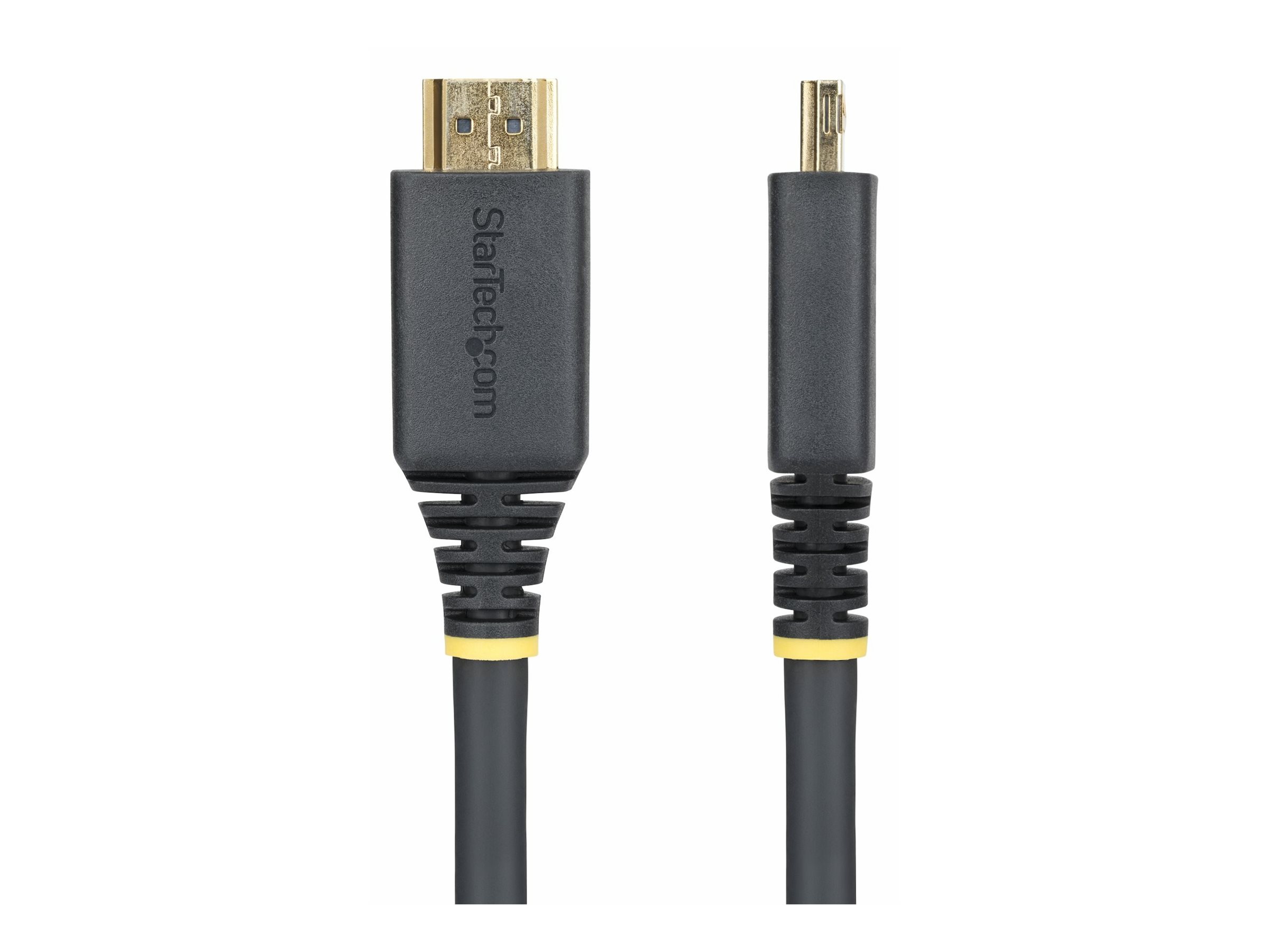 StarTech.com 5m (16ft) High Speed HDMI Cable with Gripping Connectors, 4K 60Hz/1440p 144Hz, HDR10/HDCP 2.2/ARC, 18Gbps, UHD HDMI Cord for TV/Monitor/Display, TPE Jacket