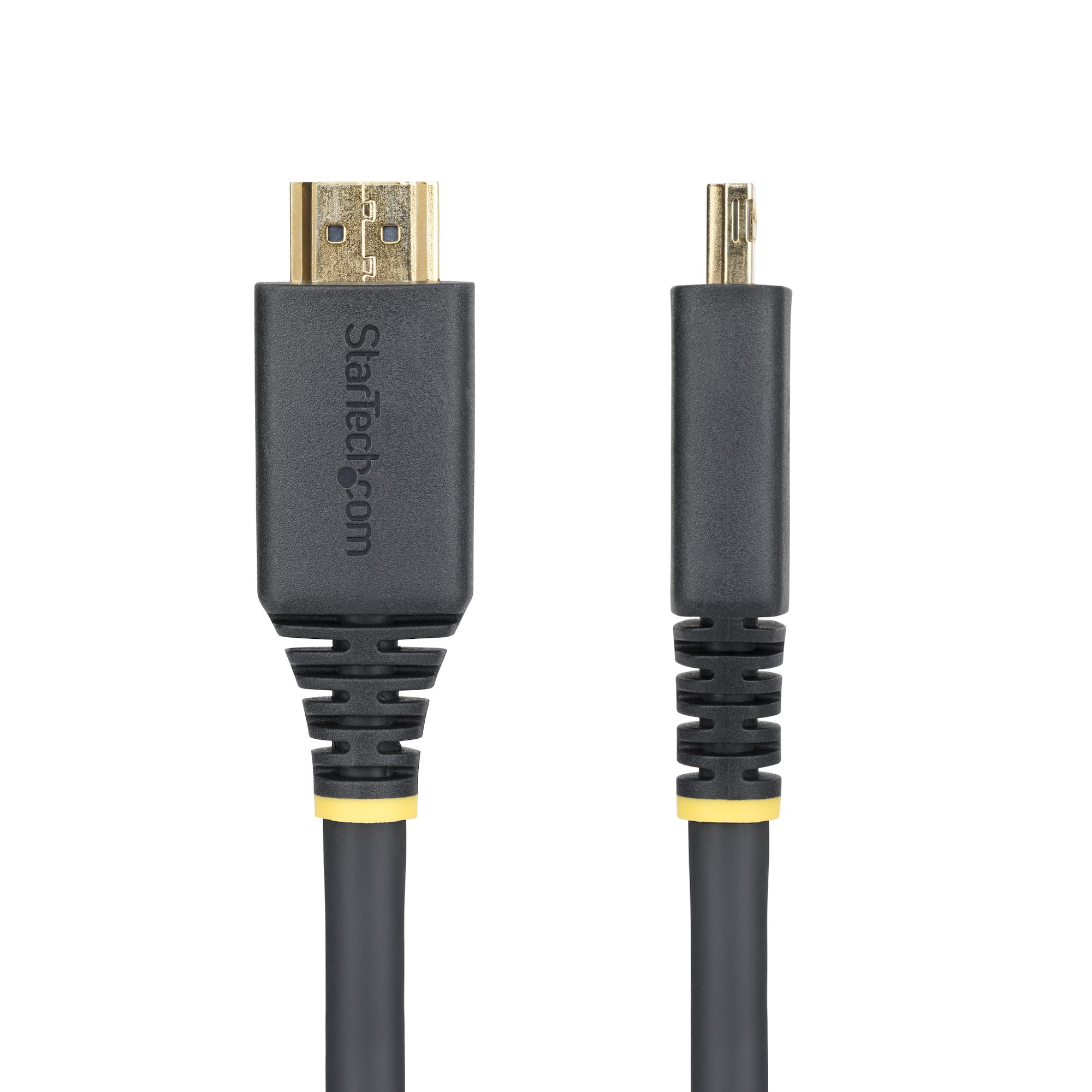 StarTech.com 5m (16ft) High Speed HDMI Cable with Gripping Connectors, 4K 60Hz/1440p 144Hz, HDR10/HDCP 2.2/ARC, 18Gbps, UHD HDMI Cord for TV/Monitor/Display, TPE Jacket