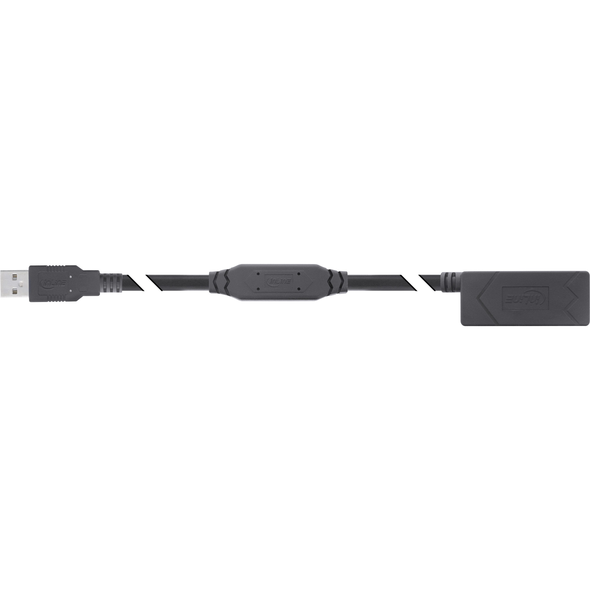 InLine USB 2.0 active extension, USB-A male/female, 20m