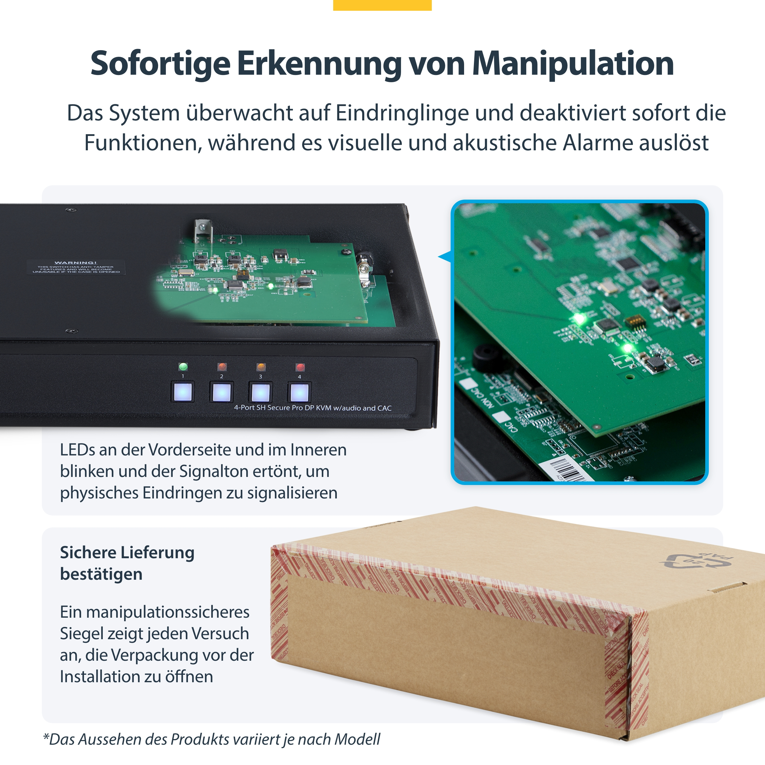 StarTech.com KVM-Switch - sicher - 8 x KVM