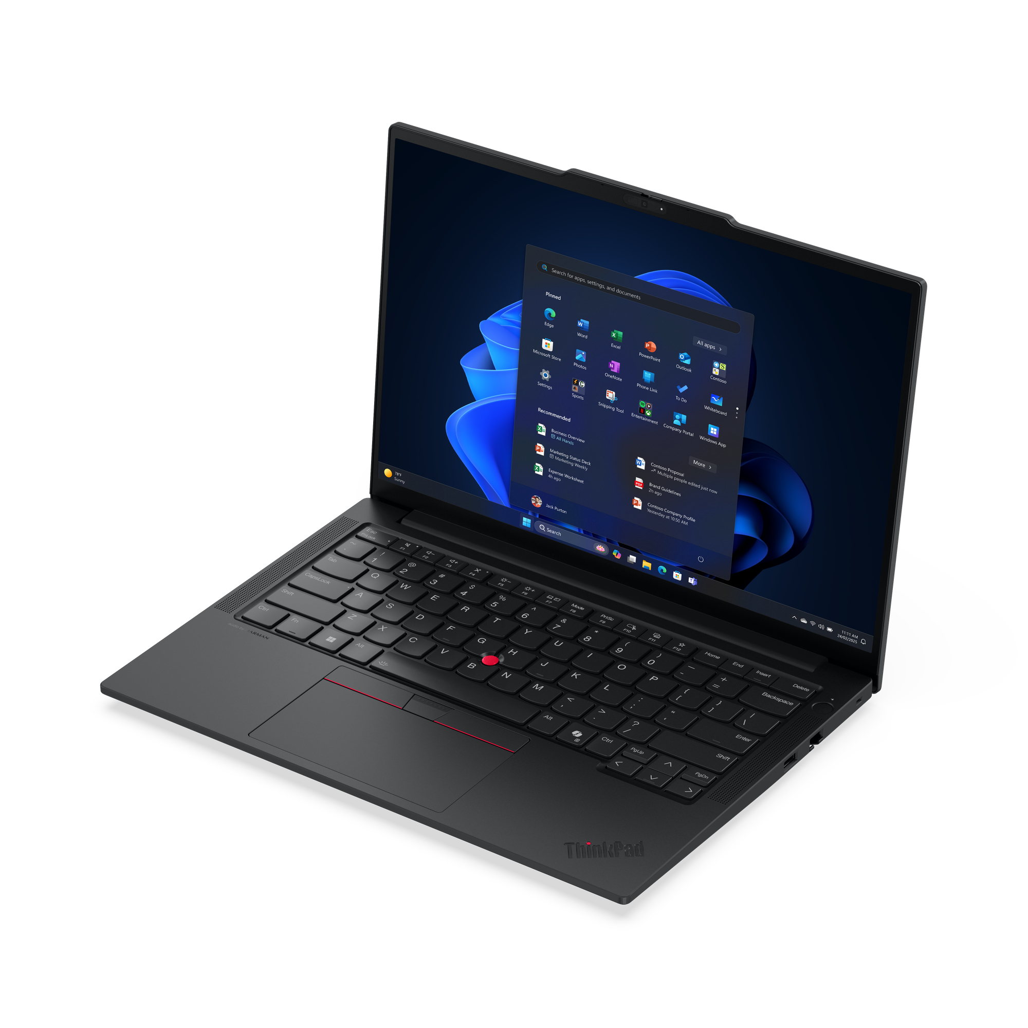 Lenovo ThinkPad E14 Gen 7 (Intel) Intel Core Ultra 7 225U Port�til 35,6 cm (14) WUXGA 32 GB DDR5-SDRAM 512 GB SSD Wi-Fi 6E (802.11ax) Windows 11 Pro Alem�n Negro