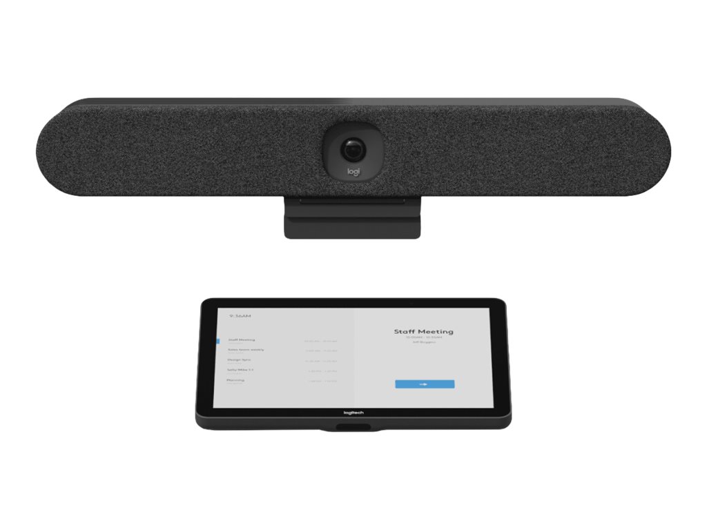 Logitech Tap IP Appliance Room Solutions Huddle + Small Rooms - Kit f�r Videokonferenzen (Logitech Tap IP, Logitech Rally Bar Huddle)