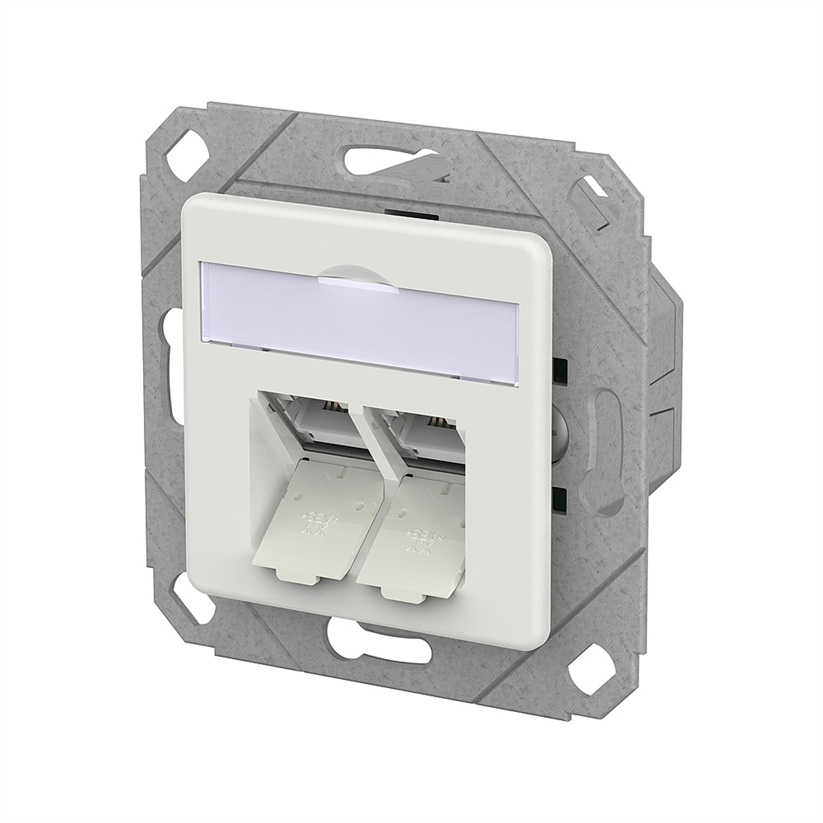 METZ CONNECT 130E381127-I presa energia RJ-45 Bianco