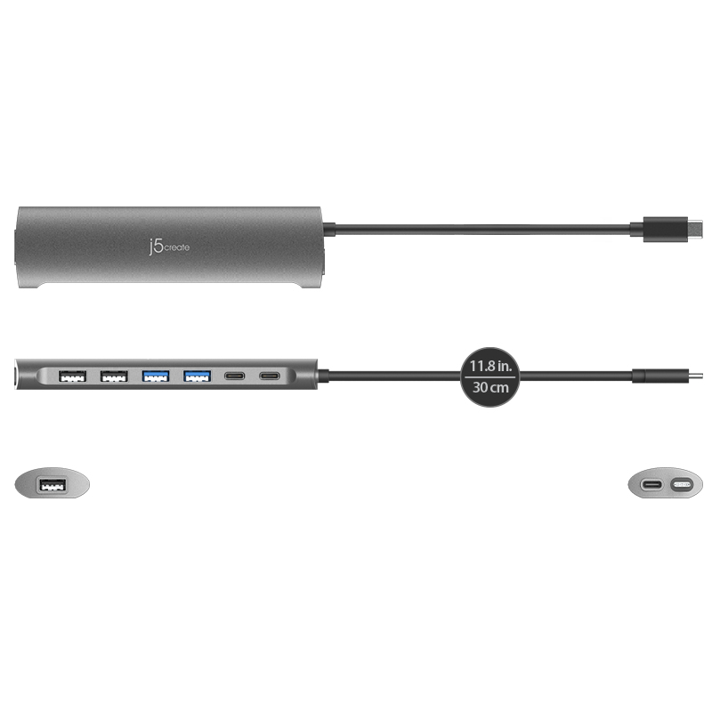 j5create USB-C 7-PORT HUB