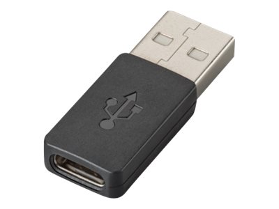 POLY 209506-01 changeur de genre de cble USB-C USB-A Noir