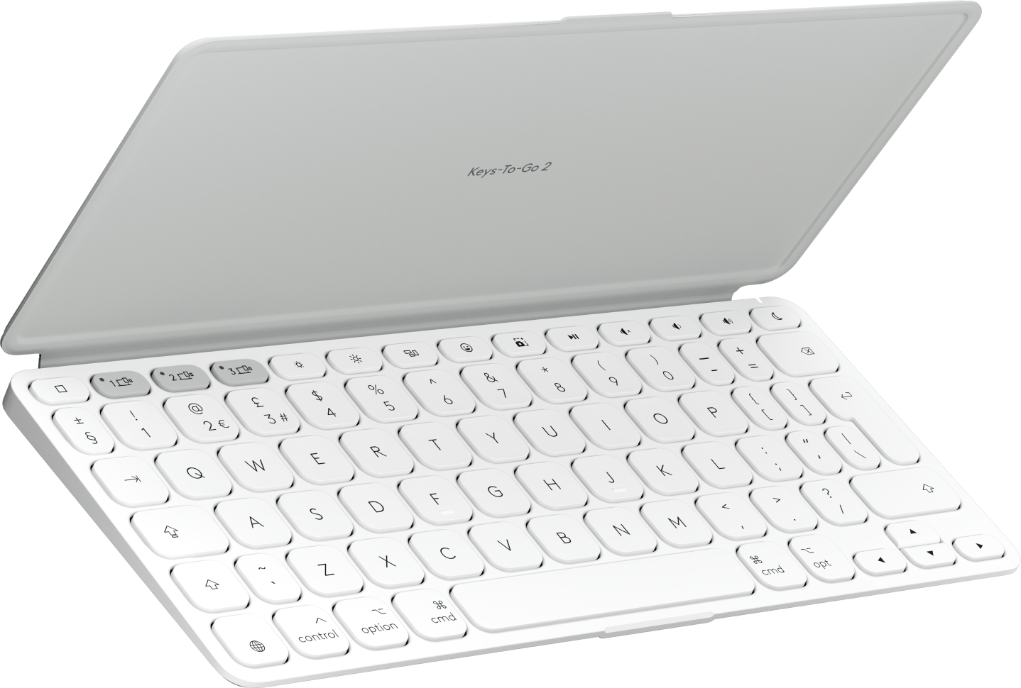 Logitech Keys-To-Go 2 for iPad - Tastatur - built-in cover