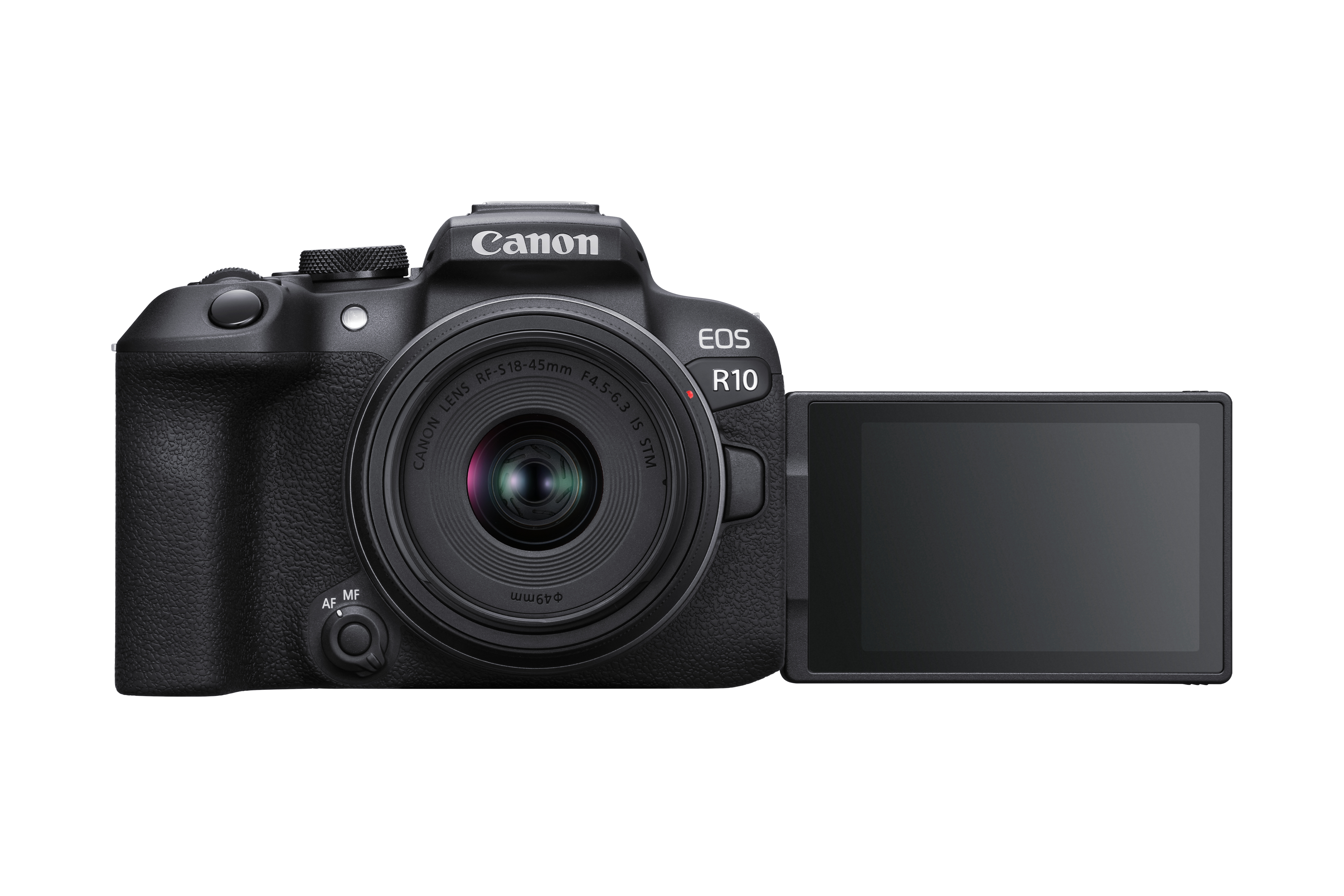 Canon EOS R10 + RF-S 18-45mm F4.5-6.3 IS STM MILC 24,2 MP CMOS 6000 x 4000 pixels Noir