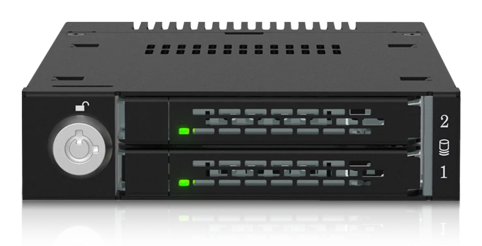 Icy Dock ToughArmor MB834MK-B V2 Caja externa para unidad de estado s�lido (SSD) Negro
