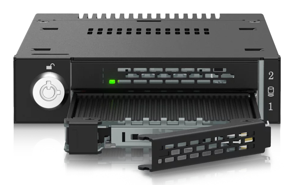 Icy Dock ToughArmor MB834MK-B V2 Caja externa para unidad de estado s�lido (SSD) Negro