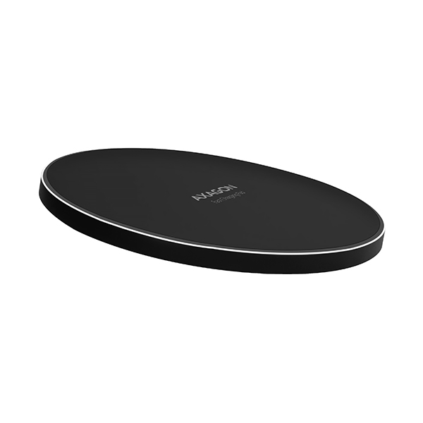Axagon WDC-P10T mobile device charger Mobile phone, Smartphone, Tablet Black USB Wireless charging Fast charging Indoor