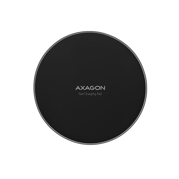Axagon WDC-P10T mobile device charger Mobile phone, Smartphone, Tablet Black USB Wireless charging Fast charging Indoor