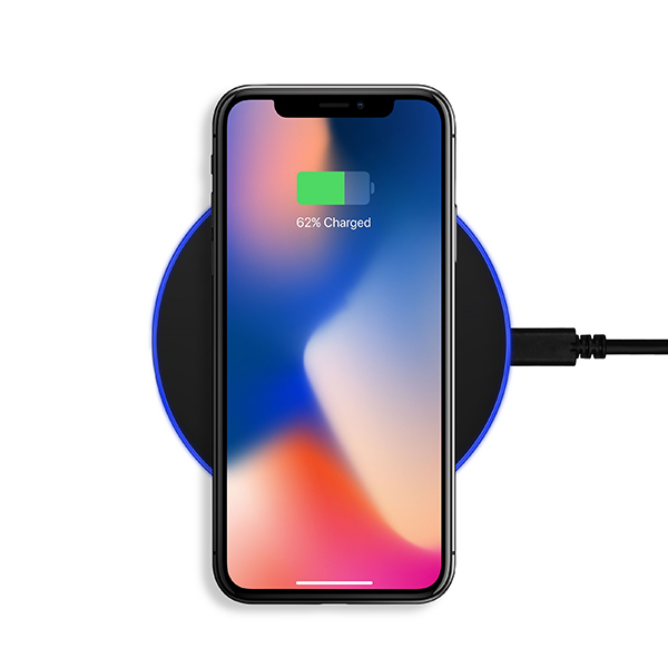 Axagon WDC-P10T mobile device charger Mobile phone, Smartphone, Tablet Black USB Wireless charging Fast charging Indoor