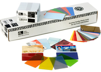 Zebra Color - Polyvinylchlorid (PVC) - 30 mil - Silver Metallic - CR-80 Card (85.6 x 54 mm)