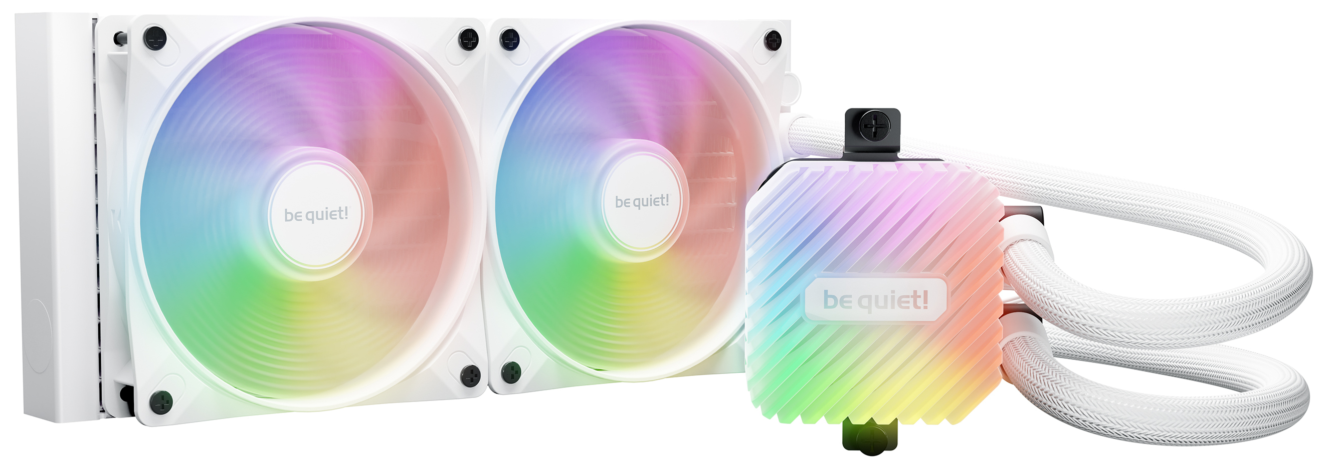 be quiet! LIGHT LOOP 240mm Processeur Refroidisseur de liquide tout-en-un 24 cm Blanc 1 pi�ce(s)