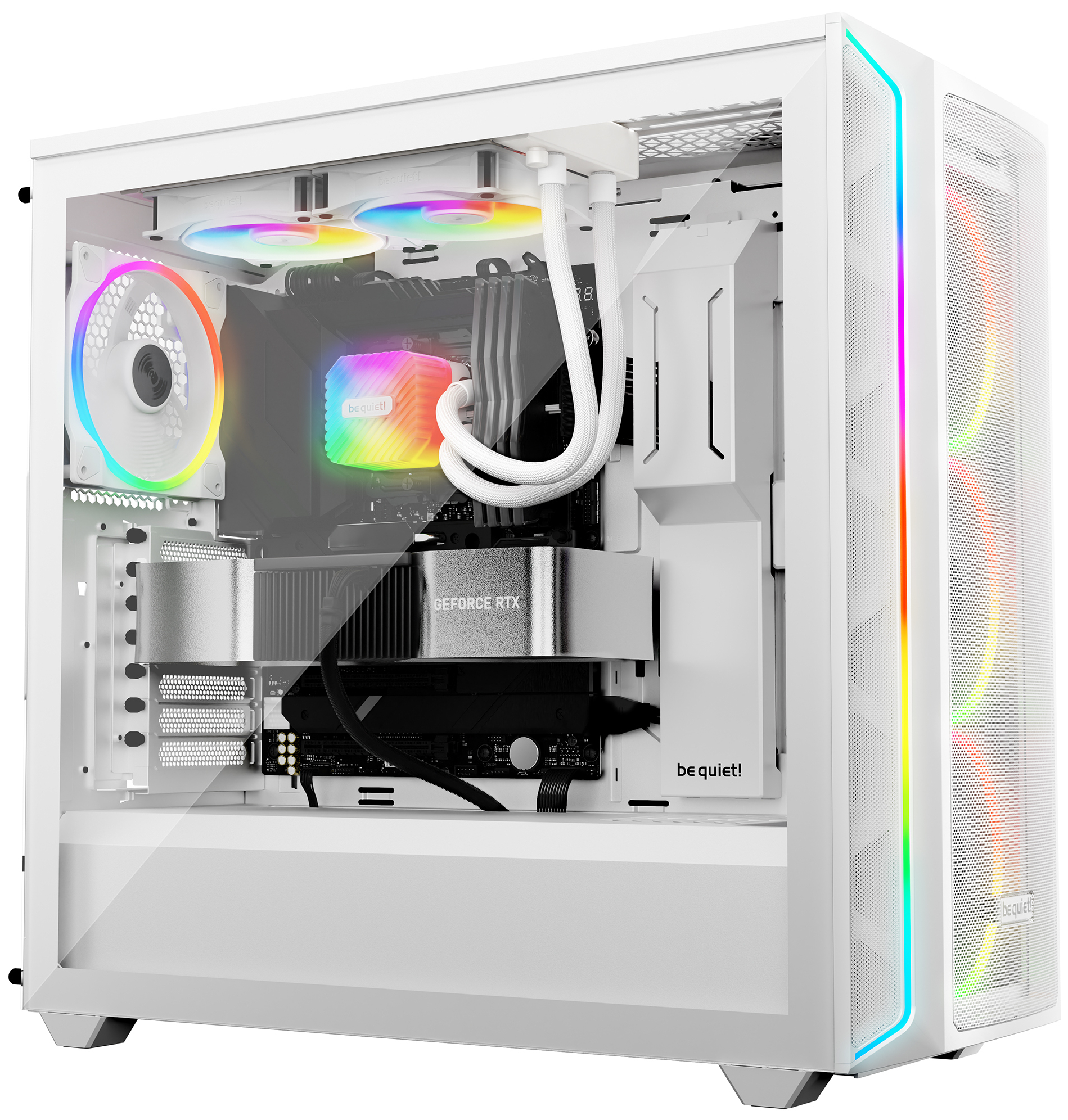 be quiet! LIGHT LOOP 240mm Processeur Refroidisseur de liquide tout-en-un 24 cm Blanc 1 pi�ce(s)