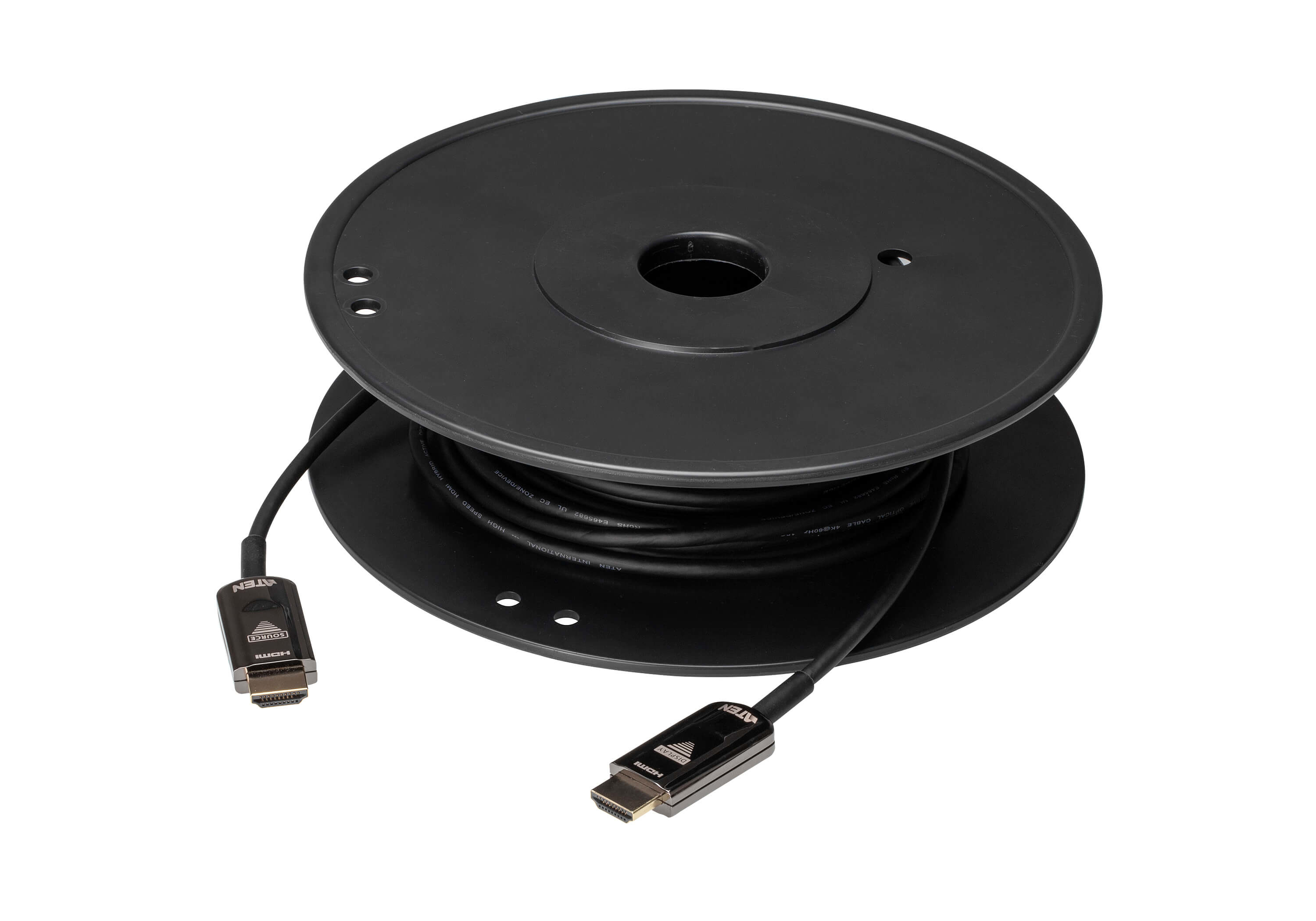 ATEN VanCryst VE781020 - HDMI-Kabel - HDMI m�nnlich zu HDMI m�nnlich - 20 m - Hybrid Kupfer/Kohlefaser - Schwarz - 4K Unterst�tzung, Active Optical Cable (AOC)