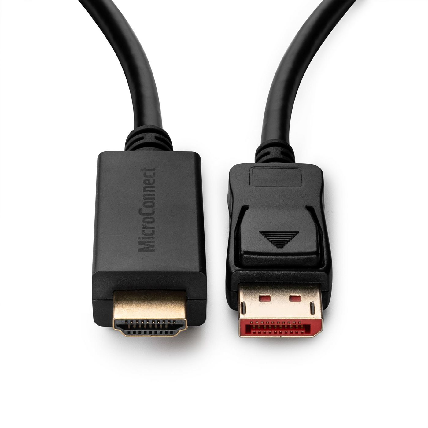 MicroConnect Adapterkabel - DisplayPort m�nnlich eingerastet zu HDMI m�nnlich - 2 m - Schwarz - unterst�tzt 4K 60 Hz (4096 x 2160)